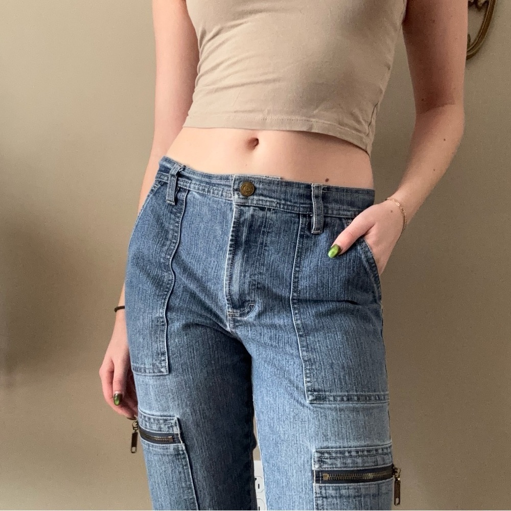 Gloria Vanderbilt Bootcut Cargo Jeans - Picture 7 of 10